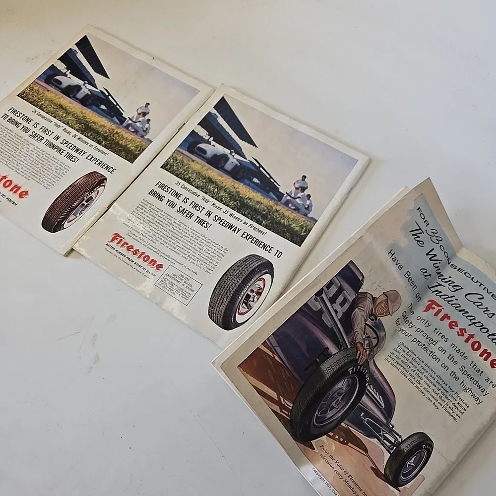 Indianapolis‎ 500 Official Program Lot Original 1957, 1959, And 1960